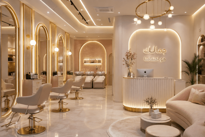 womens salon design in Riyadh تصميم صالون نسائي في الرياض