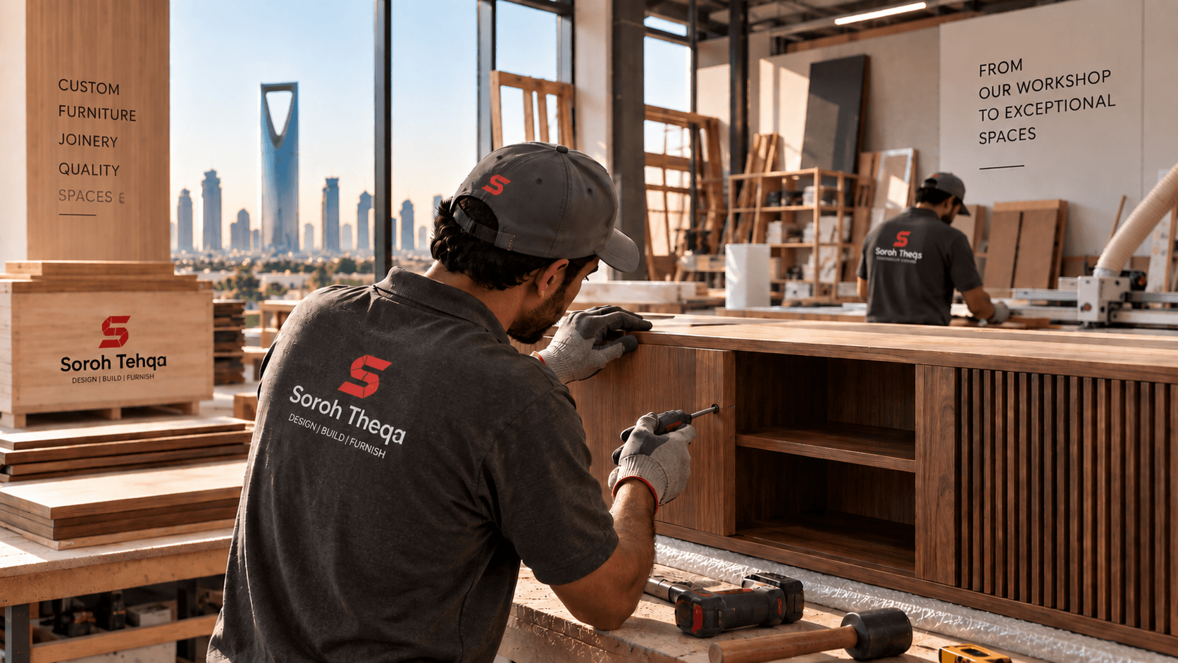 Interior fit-out site coordination and quality control