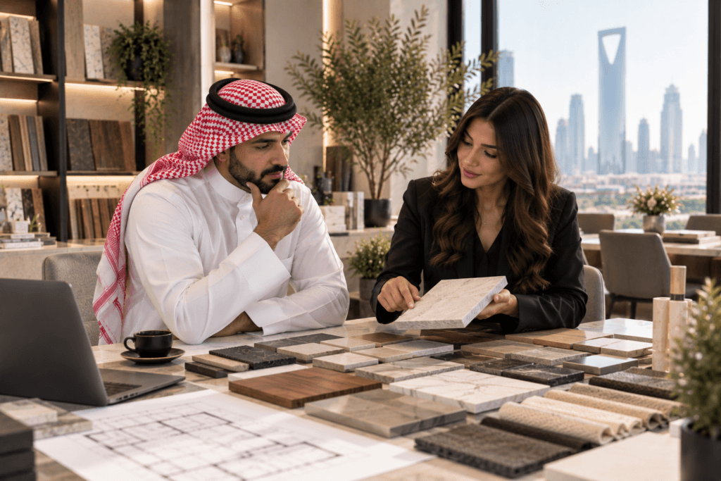 Interior Design Space Planning in Riyadh