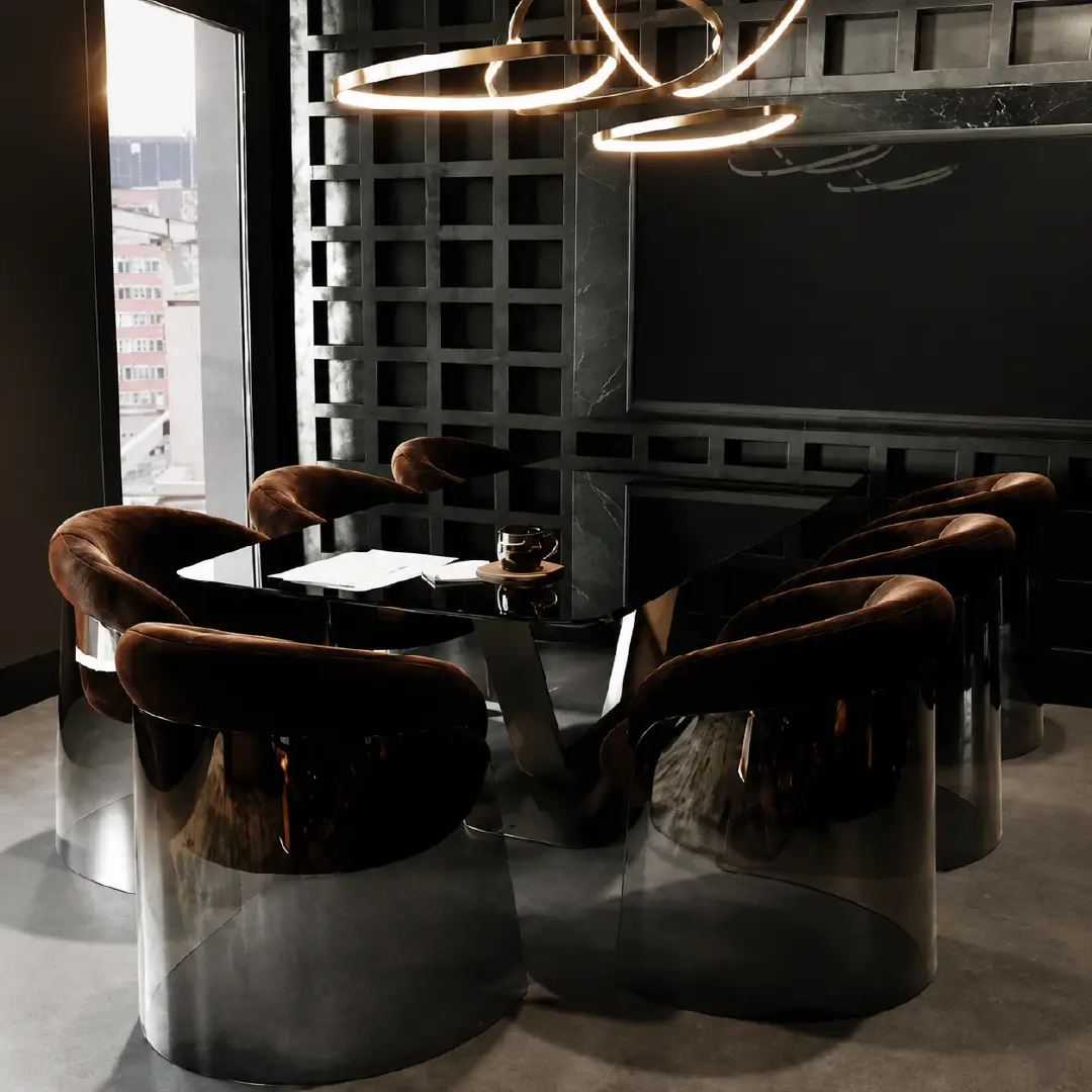 Modern office meeting room interior design in Riyadh