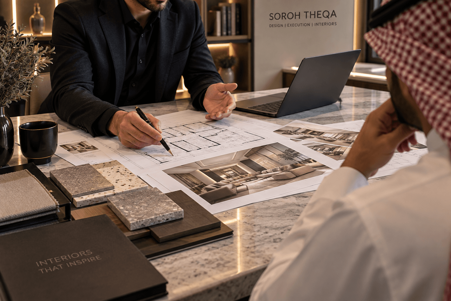 Interior design consultation in Riyadh with Soroh Theqa