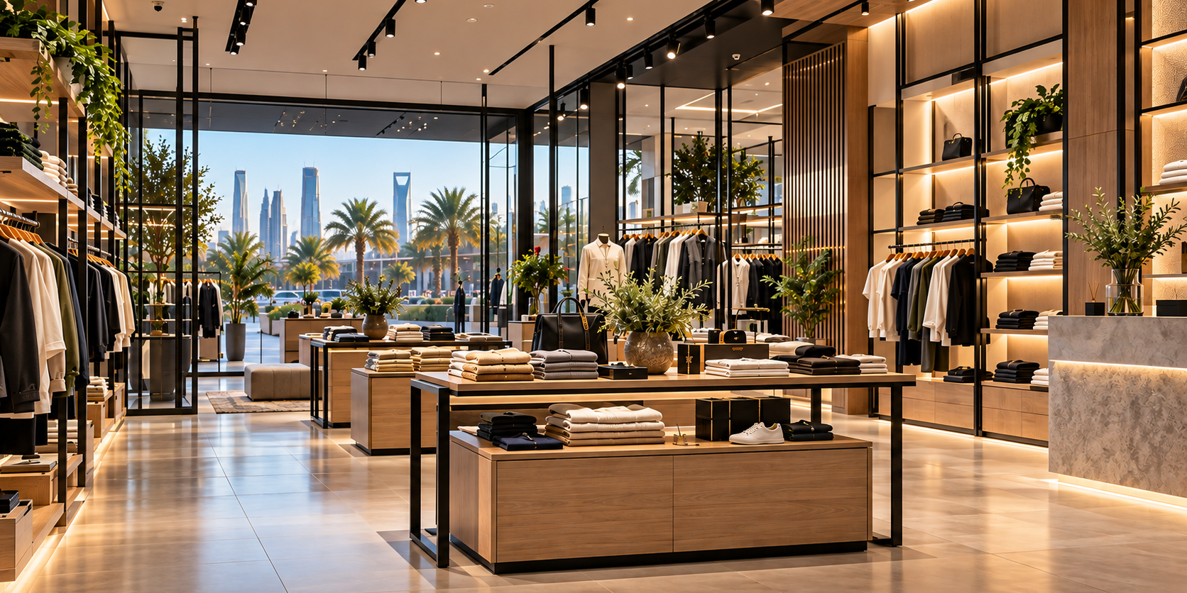 تصميم محلات تجارية الرياض retail store design Riyadh