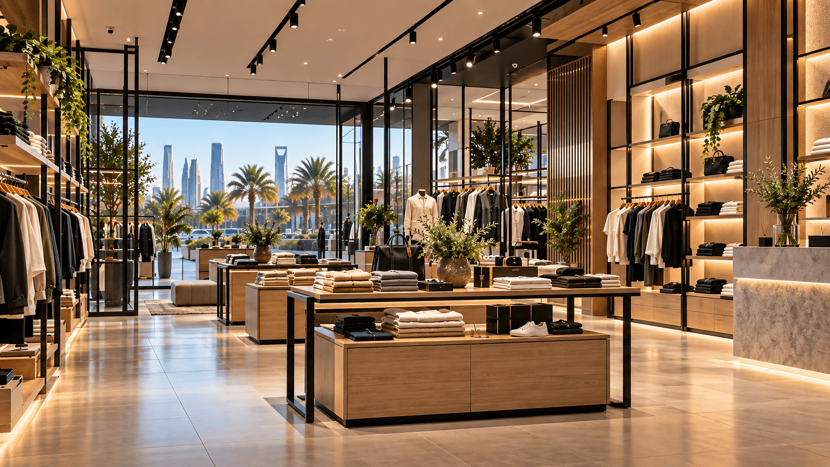 تصميم محلات تجارية الرياض retail store design Riyadh
