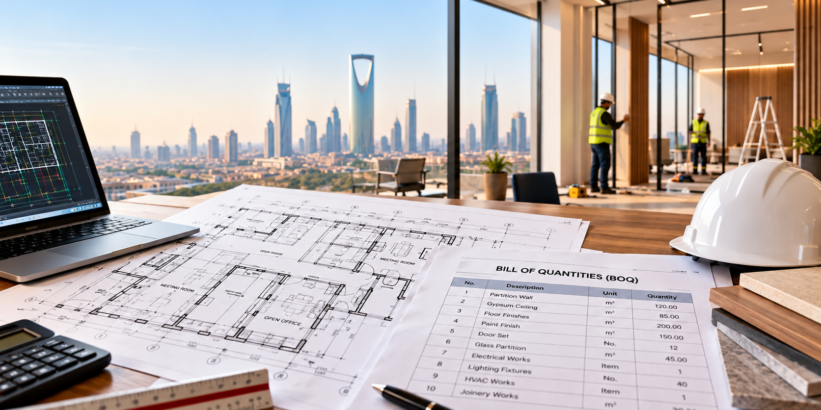 Technical Drawings and BOQ in Riyadh | Soroh Theqa technical drawings and BOQ in Riyadh